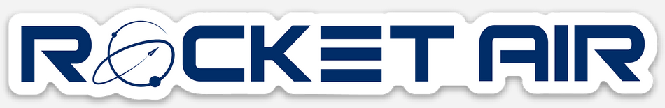 Rocket Air Logo Sticker