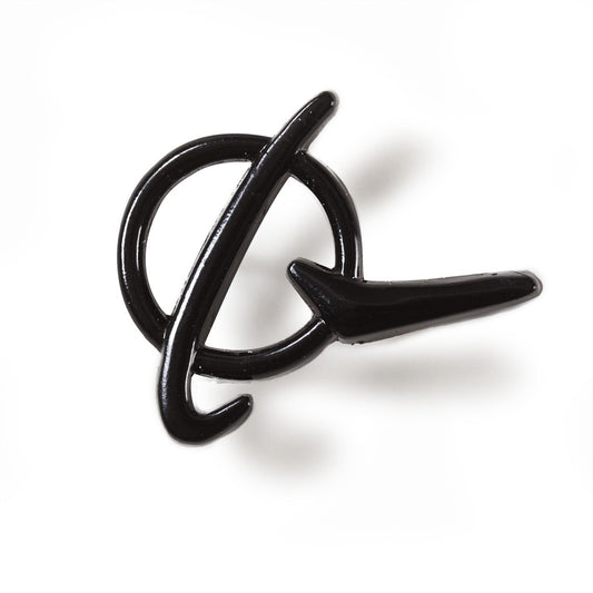Boeing Symbol Black Nickel Lapel Pin