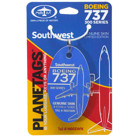 Planetags - Southwest B737-300 - Blue
