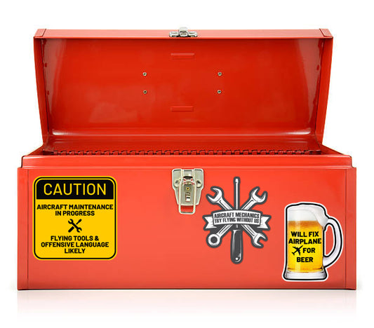 Aircraft Mechanic's Sticker Pack