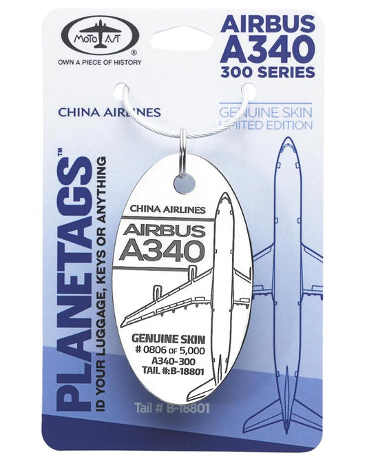 Planetags - China A340-300 - White