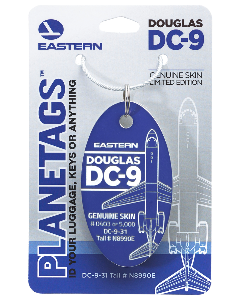 Planetags - Eastern DC-9