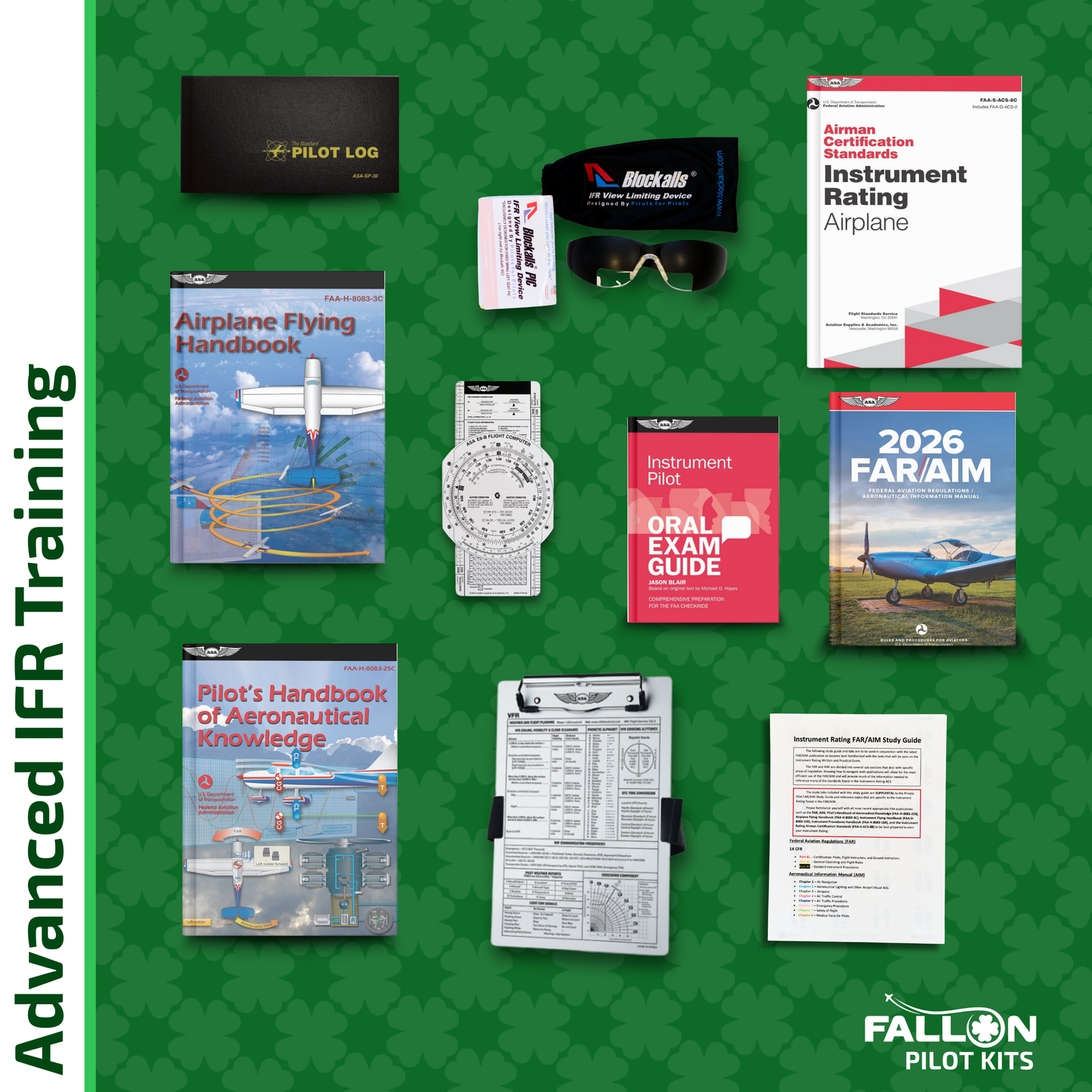 Advanced IFR Training Kit – Flight Computer, Handbooks & Oral Exam Guide
