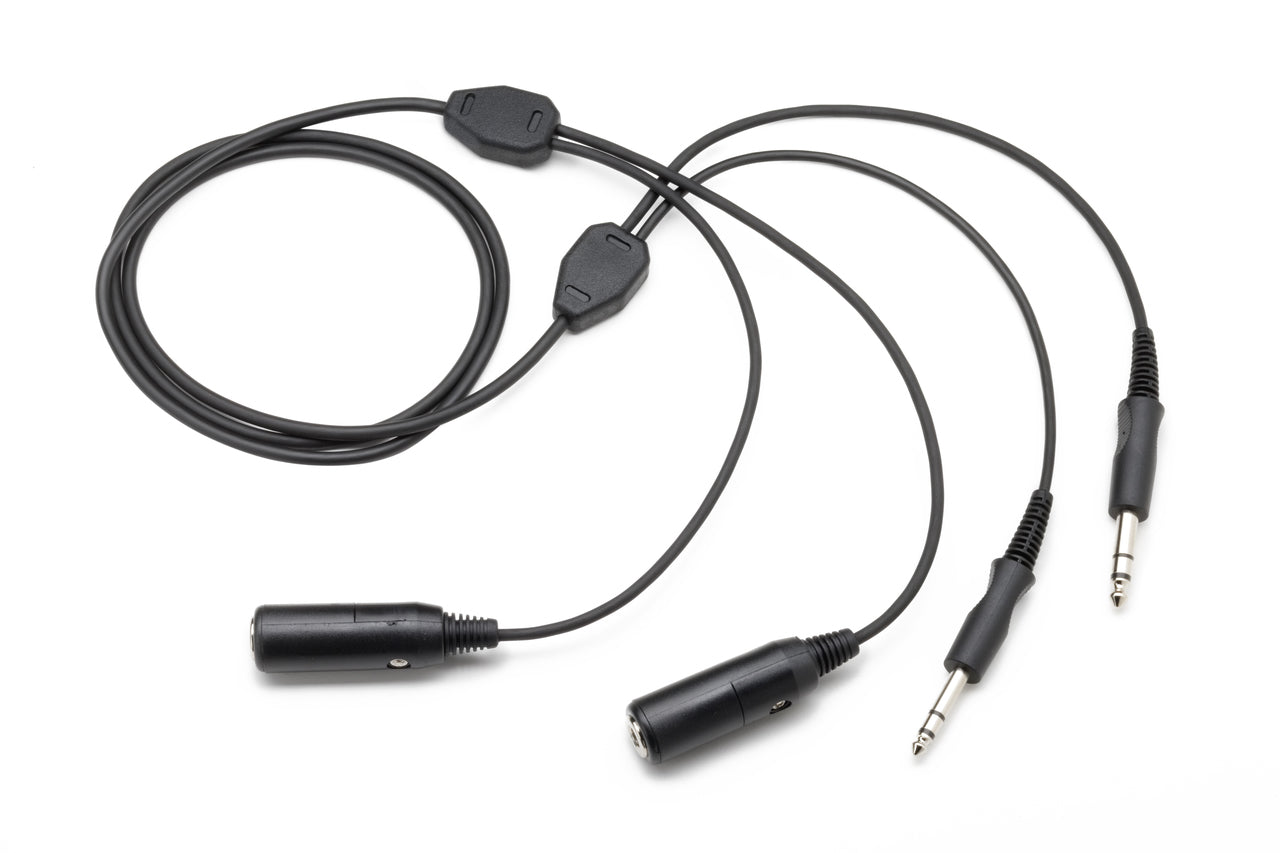 Pilot Communications - Headset Extension (2 Jacks, 2 Plugs) (10 ft)