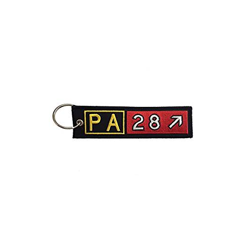 Piper Cherokee Embroidered Keychain