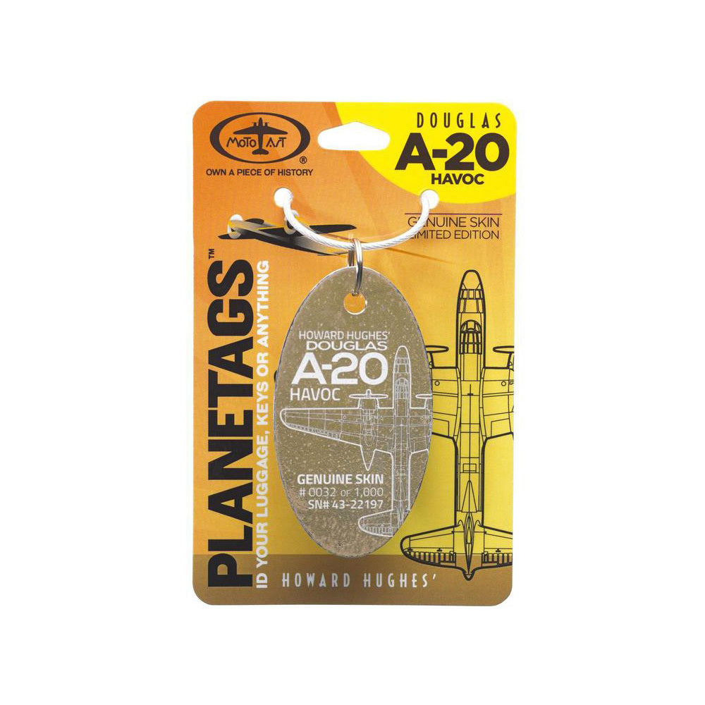 Planetags - Howard Hughes - Douglas A-20G - Havoc