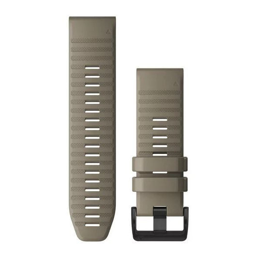 Garmin QuickFit 26 Watch Band - Dark Sandstone Silicone