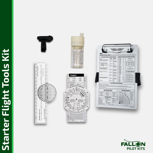 Starter Flight Tools Kit – E6-B Flight Computer, Plotter & Fuel Tester