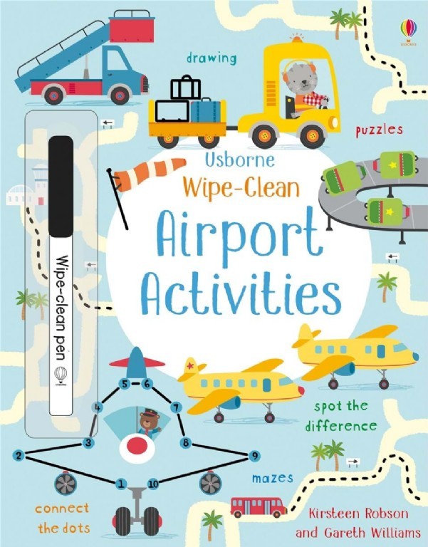 Wipe-Clean Airport Activity Book