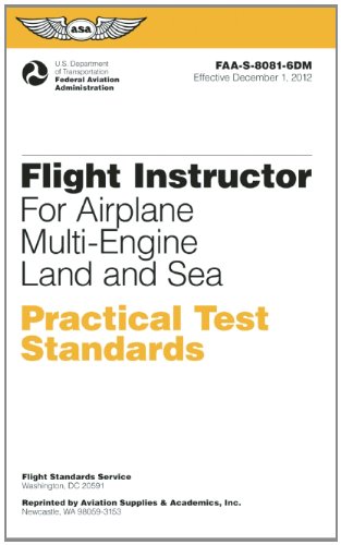 ASA Practical Test Standards (PTS) Flight Instructor - Multi-Engine
