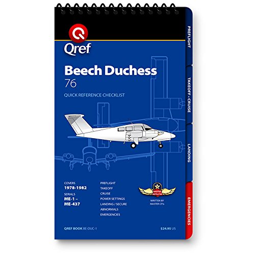 QRef - Beechcraft Duchess BE-76 - Checklist Book
