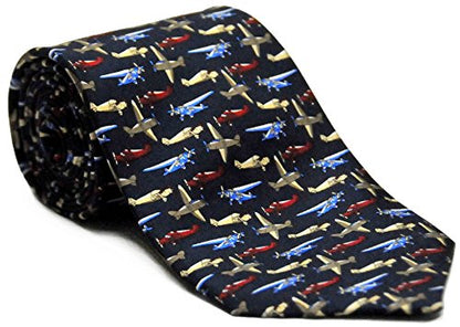 Airplane Silk Twill Novelty Tie
