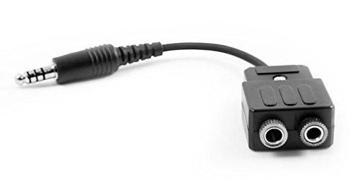 Rugged Air General Aviation to Helicopter Headset Adapter