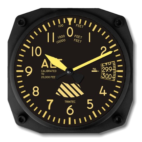 Trintec 6 Vintage Altimeter Wall Clock