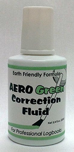 AeroGreen Professional Logbook Correction Fluid