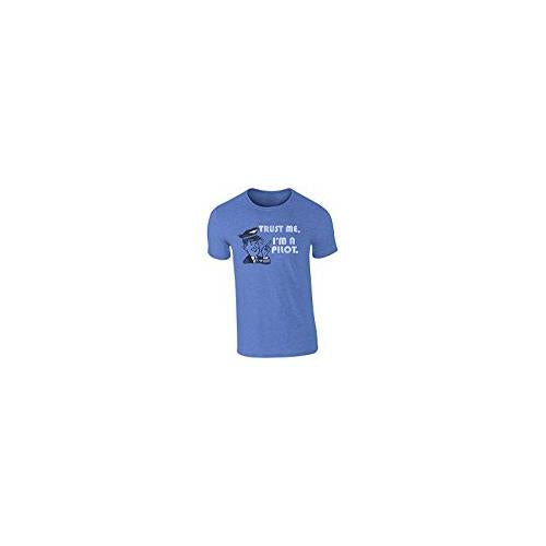 Trust Me I'm a Pilot T-Shirt, Blue - Luso Aviation