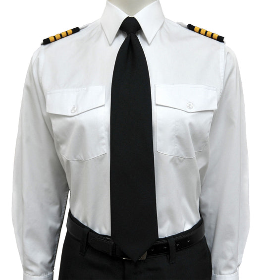 Aero Phoenix Lady Elite Pilot Uniform Shirt - Women's - Long Sleeve - White
