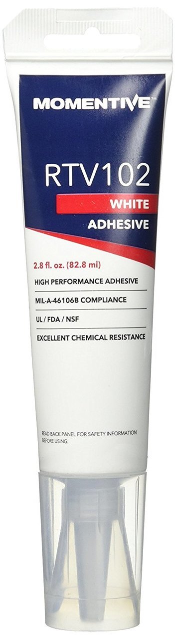 Momentive RTV102 Silicone Sealant - 2.8oz - White