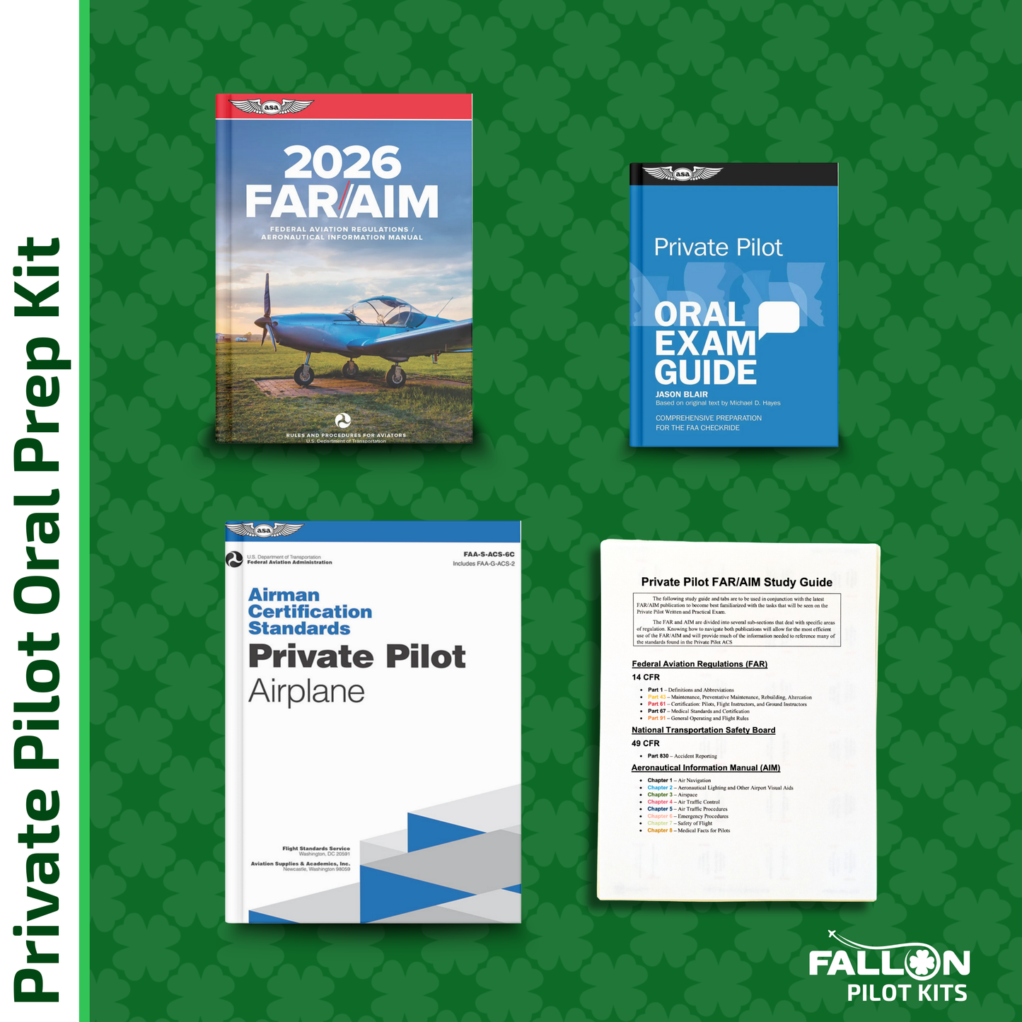 Private Pilot Oral Prep Kit – FAR/AIM, Oral Exam Guide, ACS & Tabs