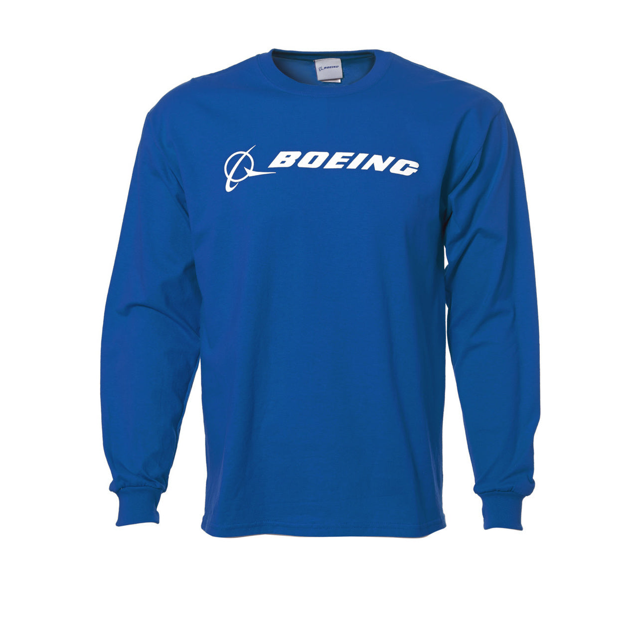 Boeing Signature T-Shirt Long Sleeve - Royal Blue