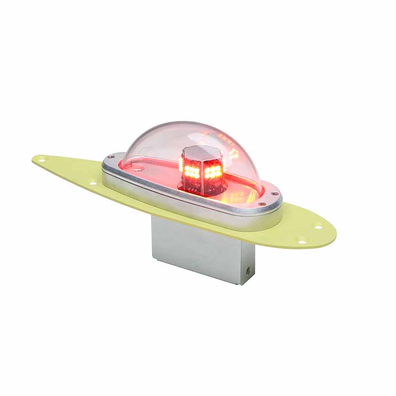Whelen LED Anti-collision light 8 hole mount RED (Lower Mount) 01-0790852-03