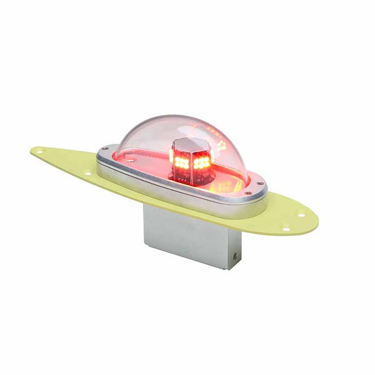 LED Anti-collision light 5 hole mount WHITE (Upper Mount)