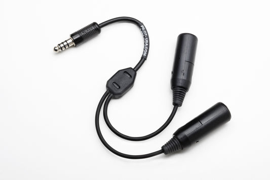 Pilot Communications - GA Headset to Helicopter Adapter