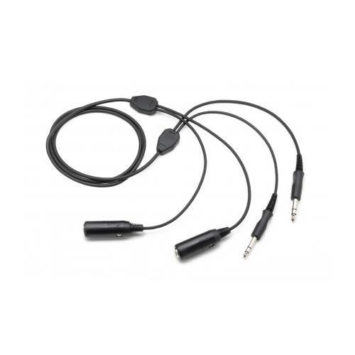 Pilot Communications - Headset Extension (2 Jacks, 2 Plugs) (5 ft)