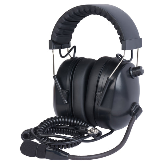 WICOM Helicopter Headset - Black