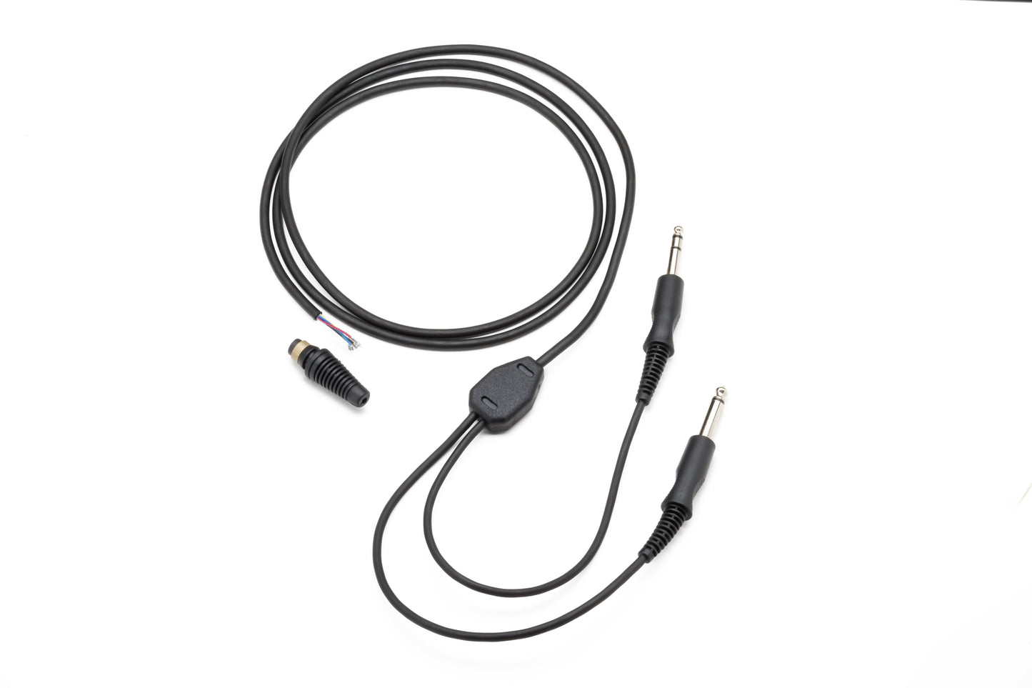 Pilot Communications - Mono Replacement Headset Comm-cord Cable (Chrome Plugs)