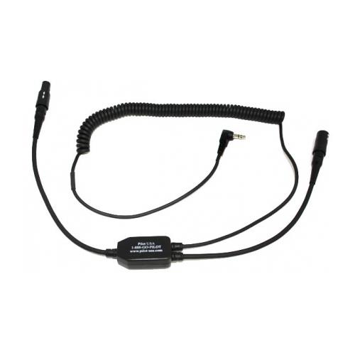 Pilot Communications - Digital Audio Recorder Adapter For Bose Panel Mount (6 pin) Headset