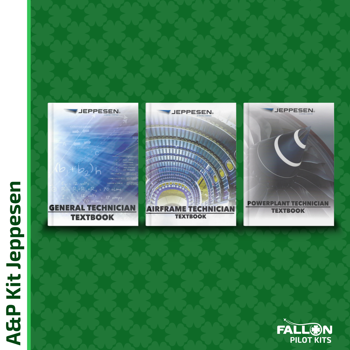 A&P Kit – Jeppesen Aviation Maintenance Technician Textbooks (General, Airframe & Powerplant)
