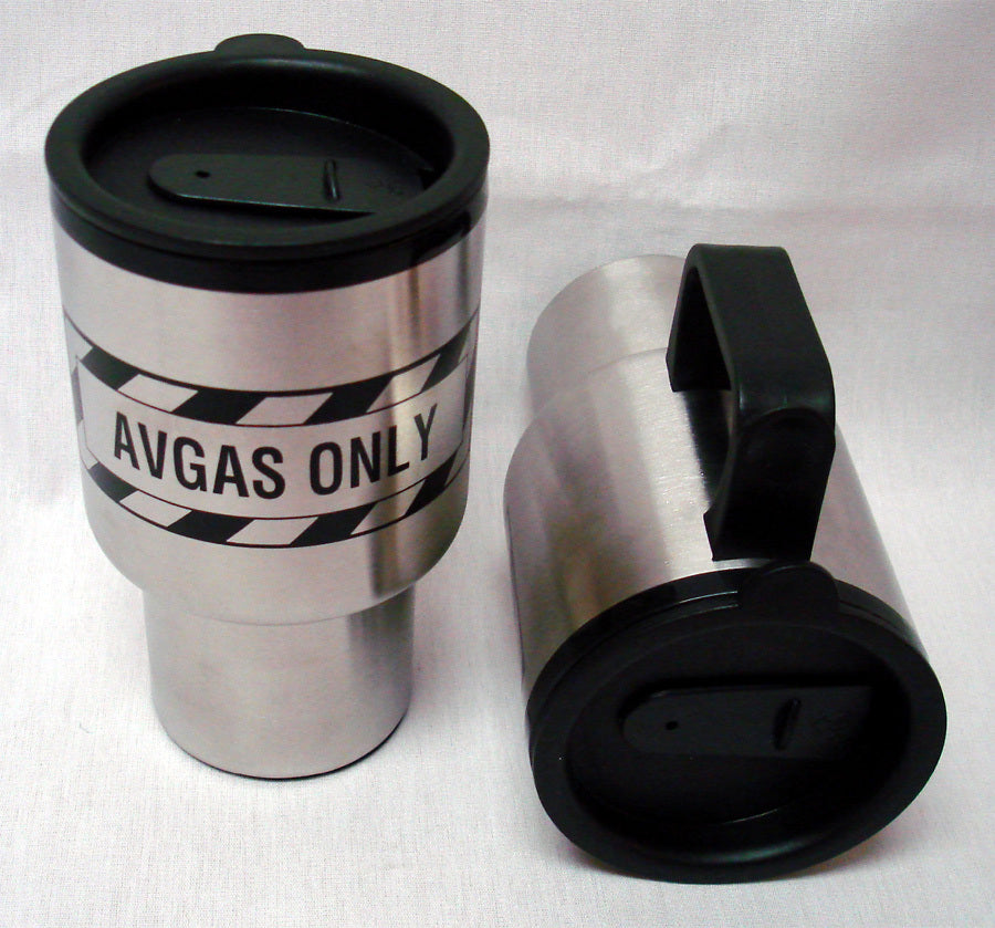 Avgas Only - Stainless Travel Coffee Mug