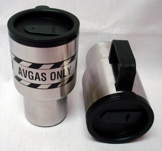 Avgas Only - Stainless Travel Coffee Mug