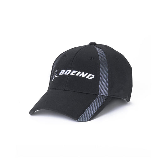 Boeing Carbon Fiber Print Hat - Black
