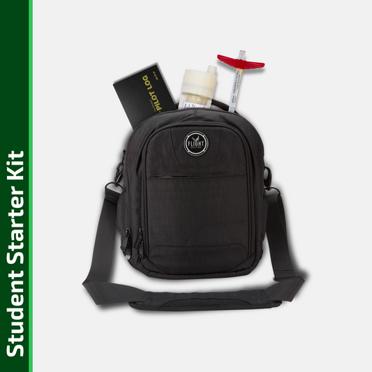 Student Pilot Starter Pack – Flight Bag, Logbook, Fuel Tools & More