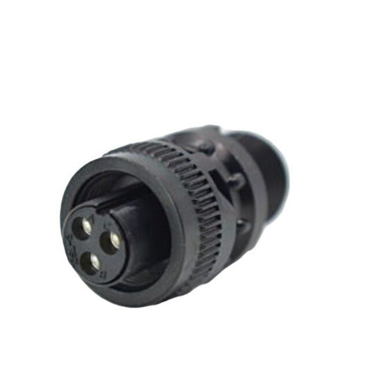 MS3102R10SL-3P connector on mounting bracket (Beech Jet)