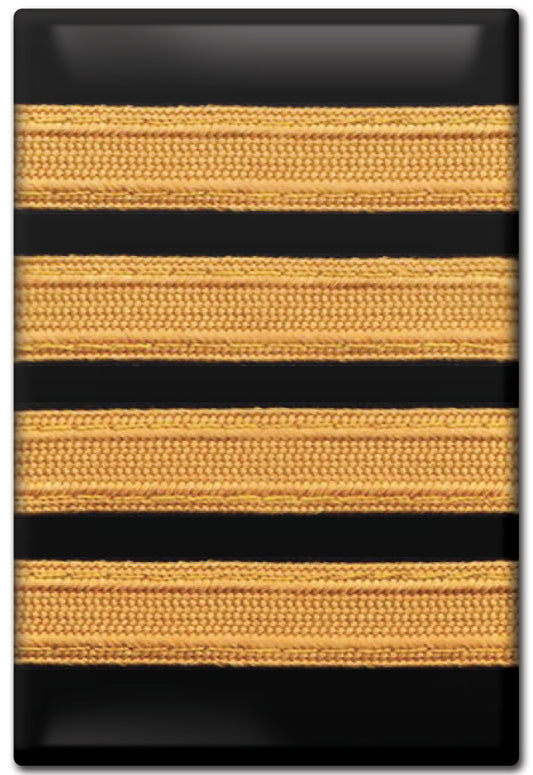 Captain Epaulets - Fridge Magnet