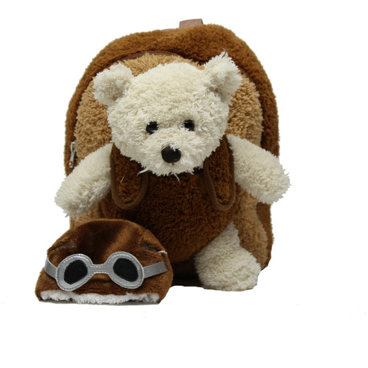 "Aviator Bear" Plush Mini Backpack
