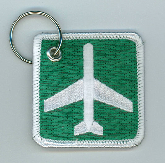 Airport Ahead Keychain