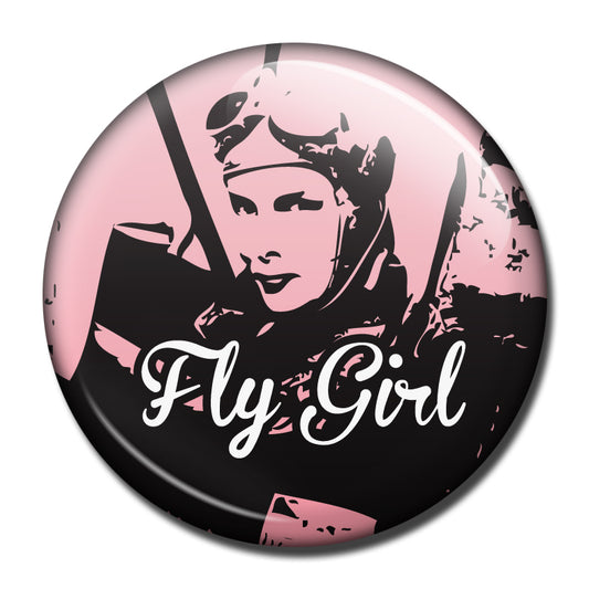 Fly Girl - Fridge Magnet