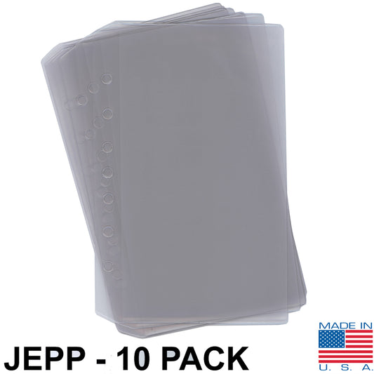 10-Pack 7-Hole Chart Protectors for Jeppesen
