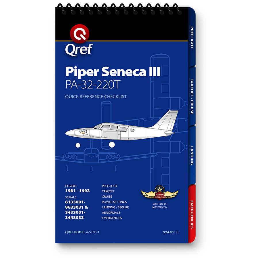 Quick Reference Media Piper Archer III PA-28-181 Qref Book