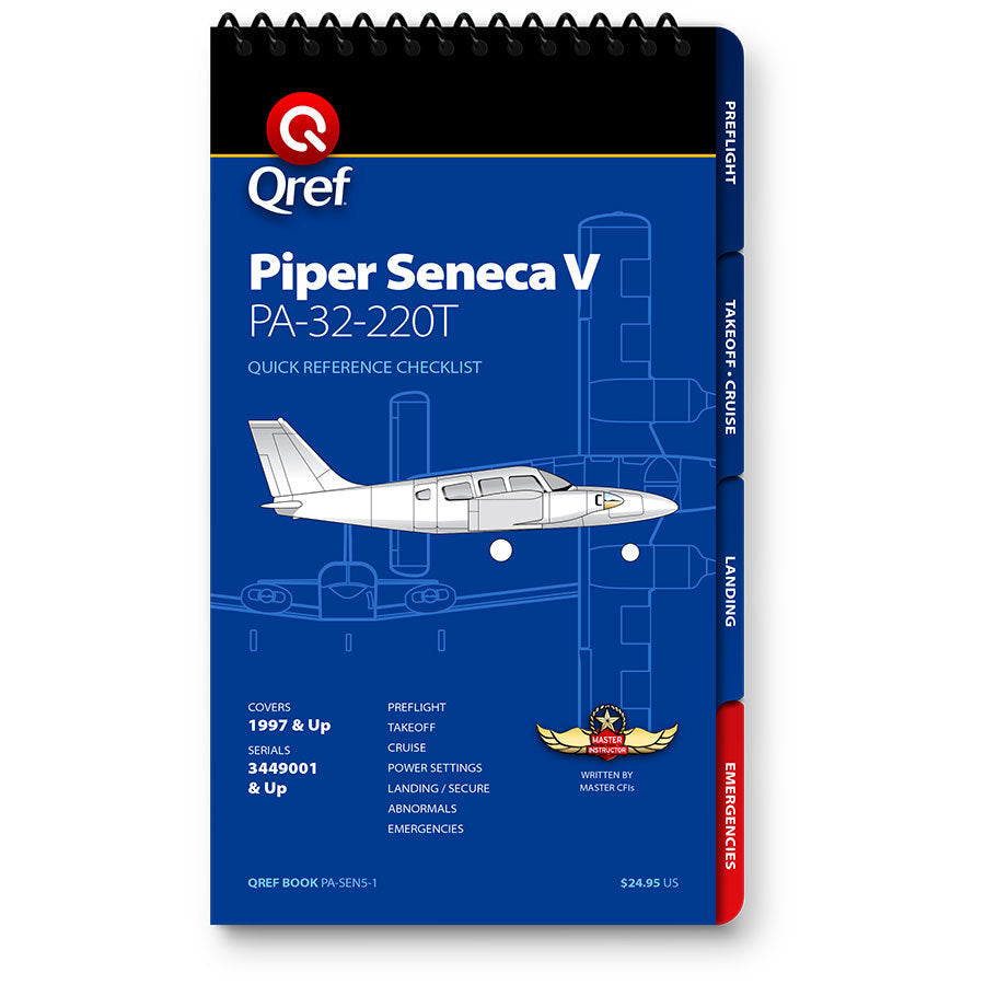 Quick Reference Media Piper Seneca V Qref Book