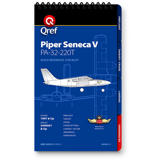Quick Reference Media Piper Seneca V Qref Book