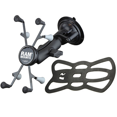 RAM Twist Lock Suction Cup Mount with Universal X-Grip II Holder 7'' Tablets