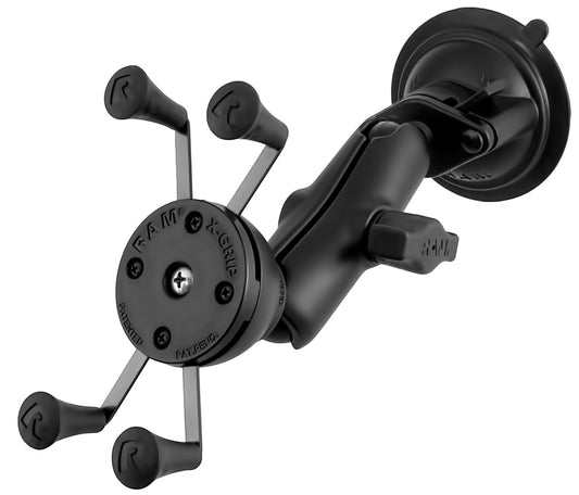 RAM Twist Lock Suction Cup Mount with Universal X-Grip Cell/iPhone Holder