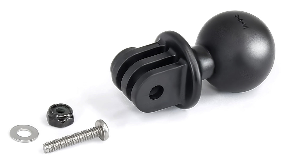 RAM 1" Diameter Ball with Custom GoPro Hero Adapter