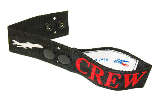 Secured Crew Bag Tag - Embroidered