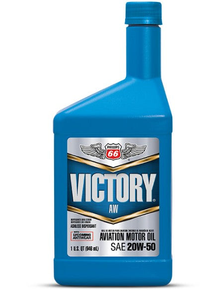 Phillips Victory Aviation Oil 20W-50 CASE of 12